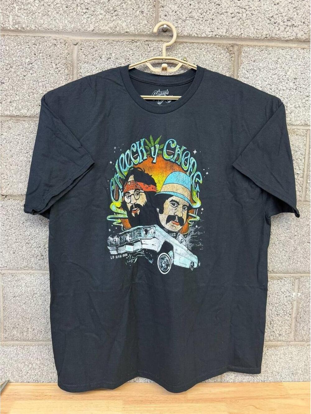 Cheech & Chong Lowrider Tee Black XXL Movie Stoner Shirt